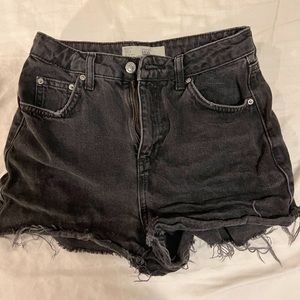 Top Shop Moto Mom Shorts